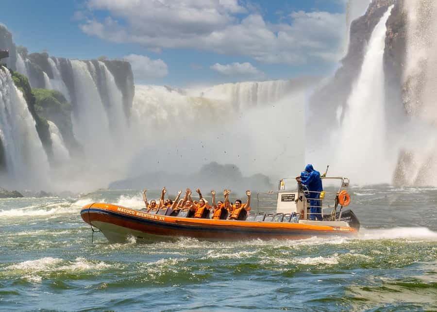 Adventure at Iguazu Falls: Safari, Bird Park, and Waterfalls - Walking past streams and small waterfalls