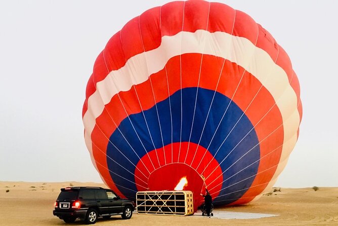 Adventure Hot Air Balloon with Buffet Breakfast & Falcon Show - Quad biking, camels, and a short horse ride