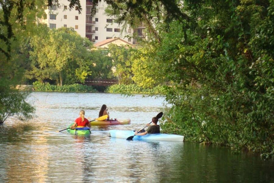 Austin: Kayak and Canoe Rental on Lady Bird Lake - What $15 really gets you