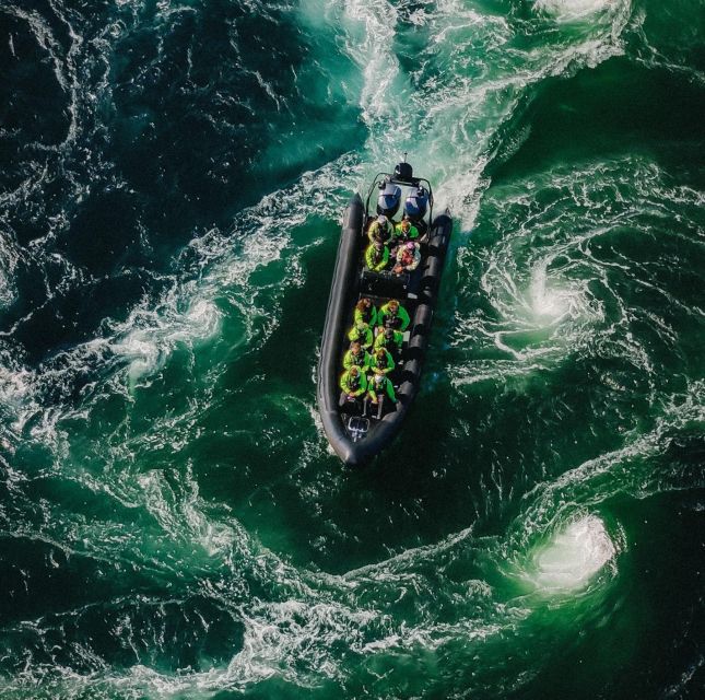 Bodø: Saltstraumen Sea Eagle Trip by RIB - The fast run toward Saltstraumen