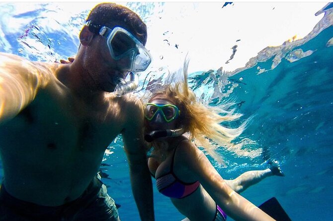 Cabo San Lucas Arch Boat Tour and Snorkeling at Pelican Rock - First views of Divorce Beach