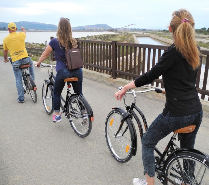 Cagliari: Bike Tour in the Flamingo Oasis - The second viewpoint and the return ride