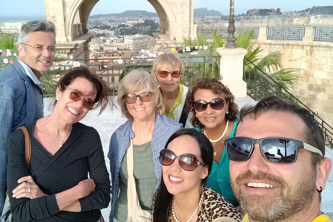 Cagliari city tour and flamingo park by minivan and on foot - Starting at the CAGLIARI1920 Store
