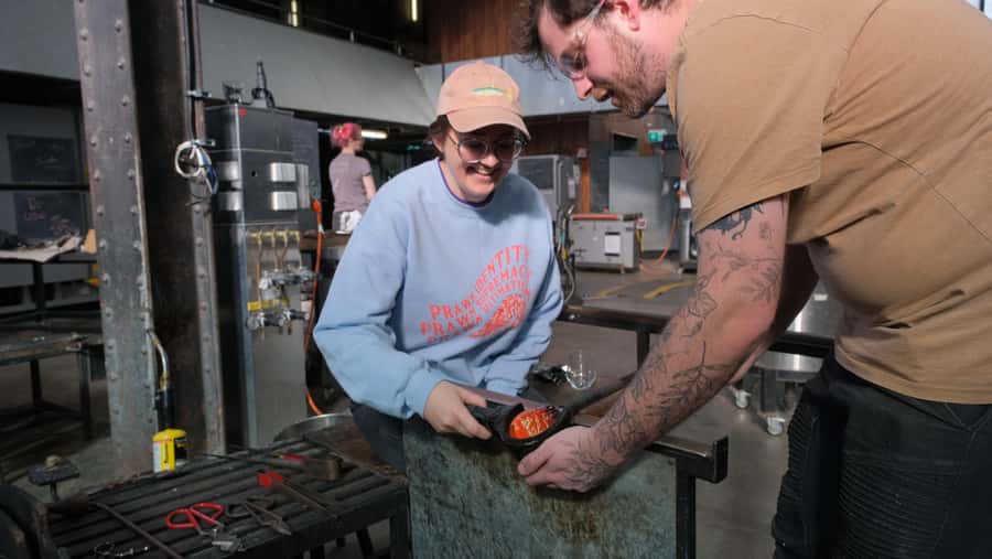 Canberra Glassblowing Experience: Make Your Own Bird - The bird is a souvenir, but not an instant one