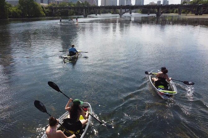 Downtown Austin Skyline Clear Kayak Tour at Lady Bird Lake - Starting at 30 East Avenue on Lady Bird Lake