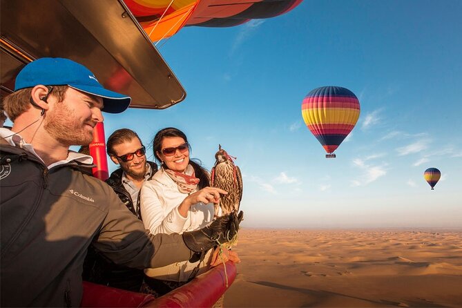 Dubai Desert By Hot Air Balloon With Falcon Show and Camel - Key details to know before booking