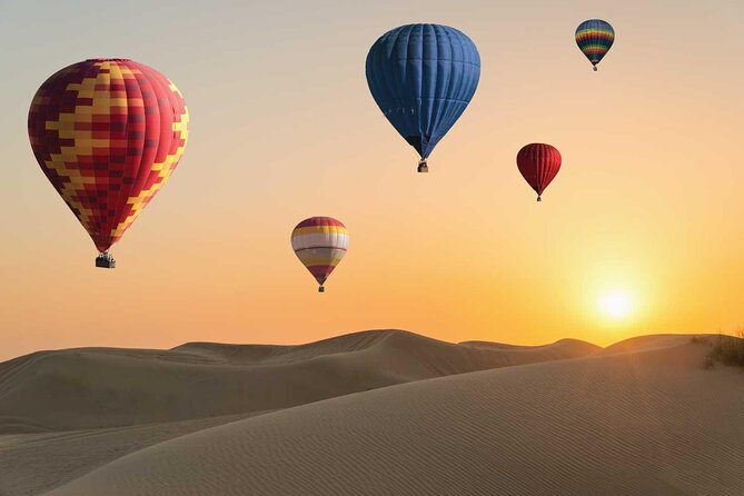 Dubai Desert By Hot Air Balloon With Falcon Show and Camel - Arabian breakfast after the flight