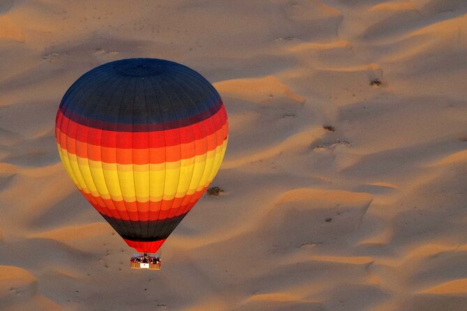 Dubai Desert By Hot Air Balloon With Falcon Show and Camel - Who will enjoy this morning most?
