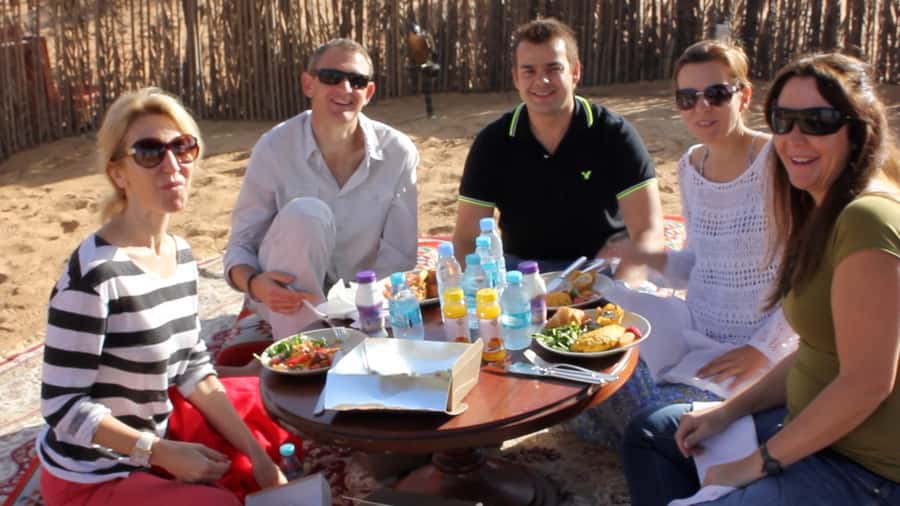 Dubai Falconry Safari - The drive to the Dubai Desert Conservation Reserve