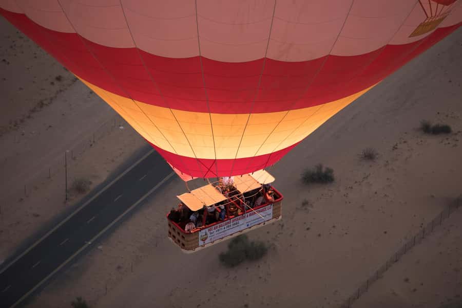 Dubai: Hot Air Balloon Ride with Camel Ride & Falcon Show - The falcon show makes this more than a flight
