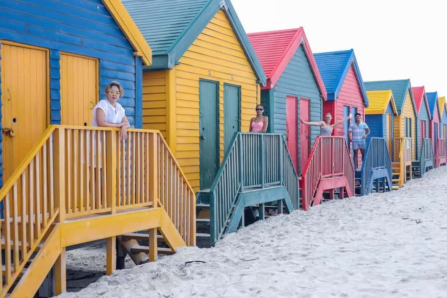 From Cape Town: Half-Day Boulders Beach and Penguins Tour - Muizenberg’s colorful beach huts