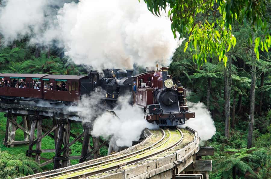 From Melbourne: Puffing Billy and Penguin Parade Combo Tour - Key points at a glance