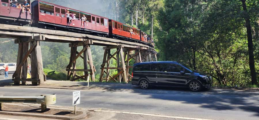 From Melbourne: Puffing Billy Private Tour - Up to 11 pax - From Melbourne pickup to Belgrave station