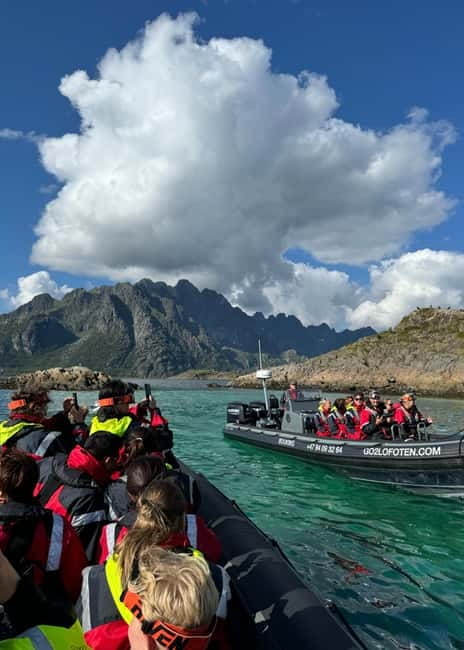 From Svolvær: RIB Boat Lofoten Trollfjord Sea Eagle Safari - Entering Trollfjord from the water
