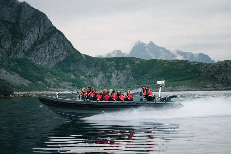 From Svolvær: RIB Boat Lofoten Trollfjord Sea Eagle Safari - The RIB ride through Raftsundet