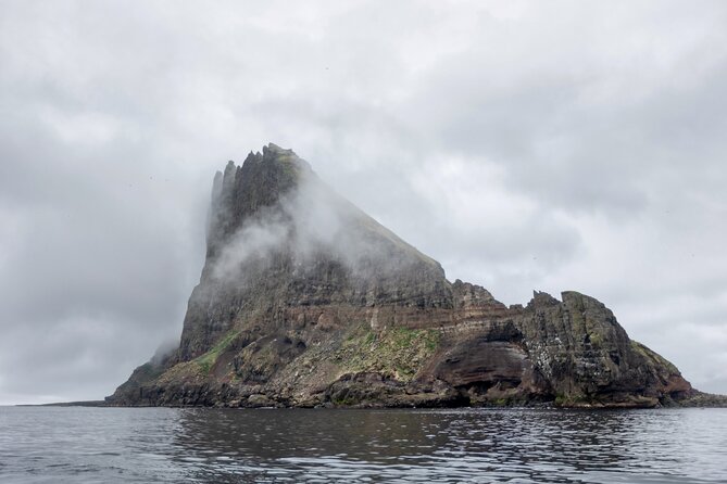 Guided Puffin Safari Boat Tour - Drangarnir, the closing view