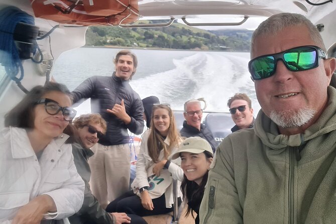 Harbour, Albatross and Wildlife Cruise on Otago Harbour - Finding Back Beach and getting on board