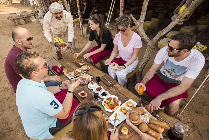 Hot Air Balloon Flight in Dubai with Breakfast, Falconry and Camel Ride - A camel ride at ground level