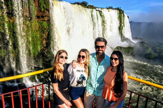 Iguassu Falls Brazilian Side: Macuco Safari, Helicopter Flight and Bird Park - Pickup, border crossings, and timing details