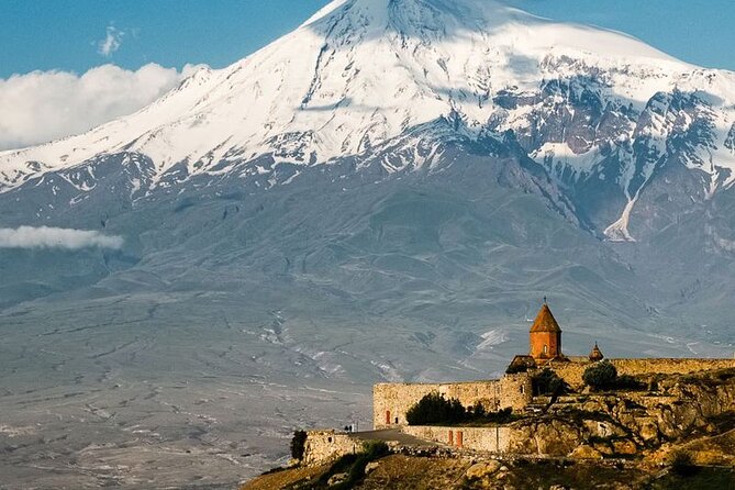 Khor Virap, Noravank & Birds' Cave Day Trip with Wine Tasting - Khor Virap and the view toward Mount Ararat