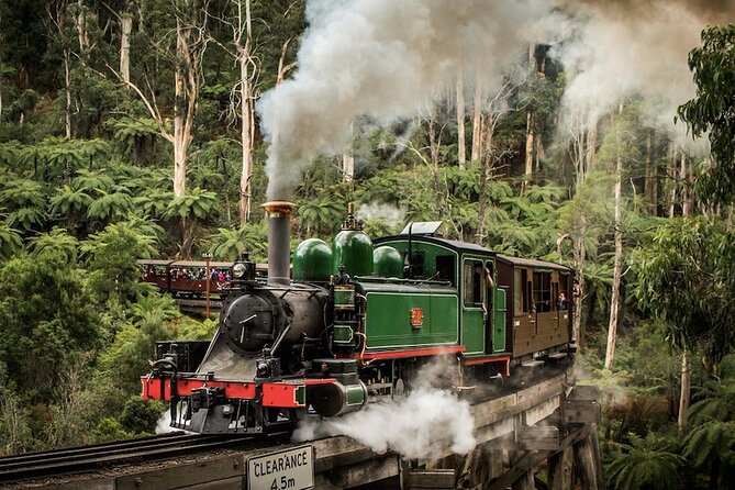 Melbourne Puffing Billy Train and Penguin Parade Day Tour Escape - Brighton Beach huts, if the morning schedule allows