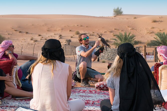 Morning Falconry & Nature Desert Safari with Transfers from Dubai - Pickup, timing, and group size
