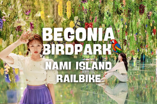 Nami Island and Begonia Bird Park Tour from Seoul (opt Railbike) - A full countryside day from Seoul