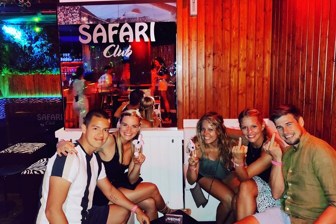 Nightlife Tour - Barcelona Bar Crawl with Flamingos - Entering Eixample and finishing at La Fira Provença