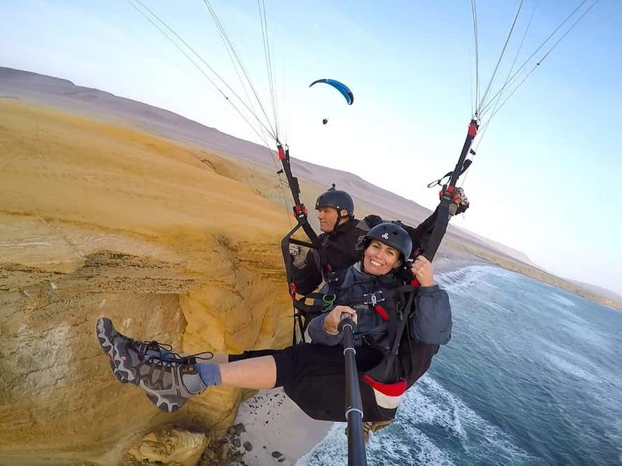 Paracas : Paragliding - Fly Like a Bird - What this Paracas flight actually feels like