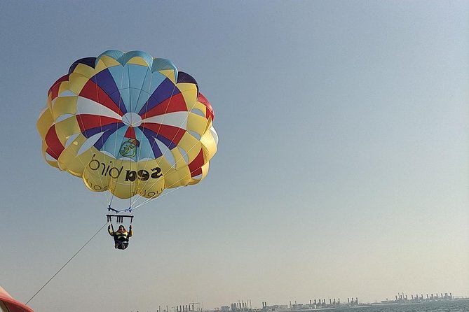 Parasailing Adventure on Jumeirah Beach with Sea Bird water Sports Dubai - What the 500-foot flight feels like