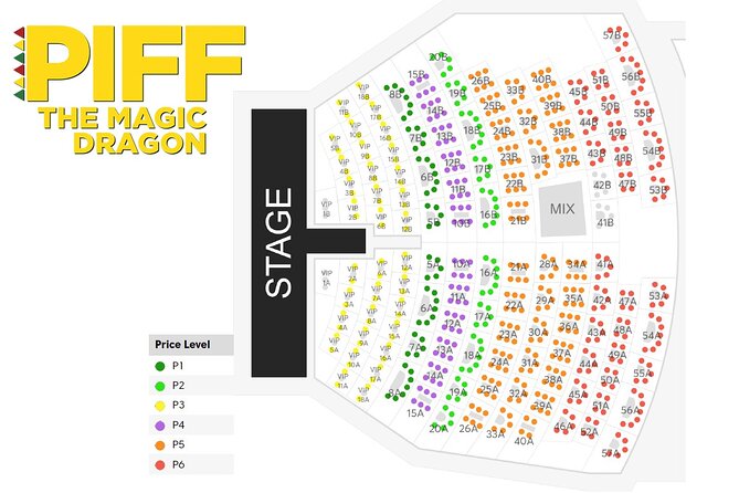 Piff the Magic Dragon at the Flamingo Las Vegas - Choosing seats at the Flamingo