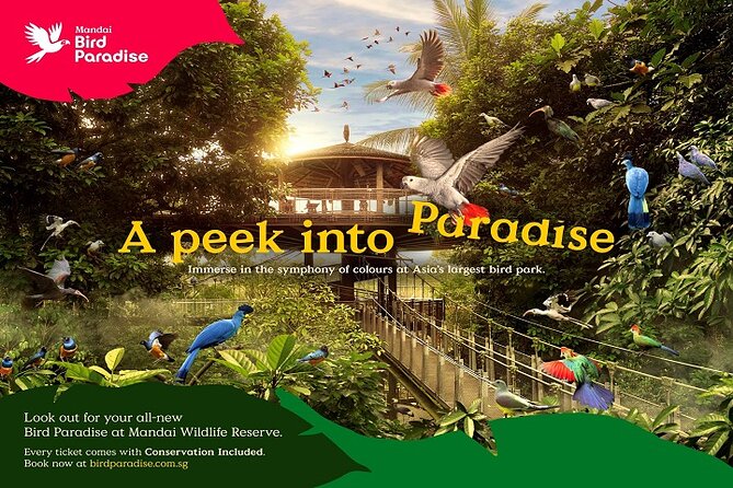 Singapore: Bird Paradise Entry Ticket - Feeding sessions and close encounters