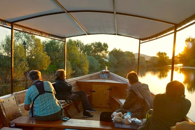 Skadar Lake National Park: Birdwatching & Photography Tour - Setting out from Virpazar in a reed-roofed boat