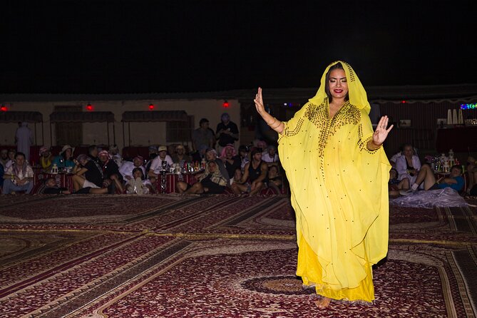 Sunset Camel Trekking with Falcon Show & VIP BBQ Dinner - What the $70 price really covers