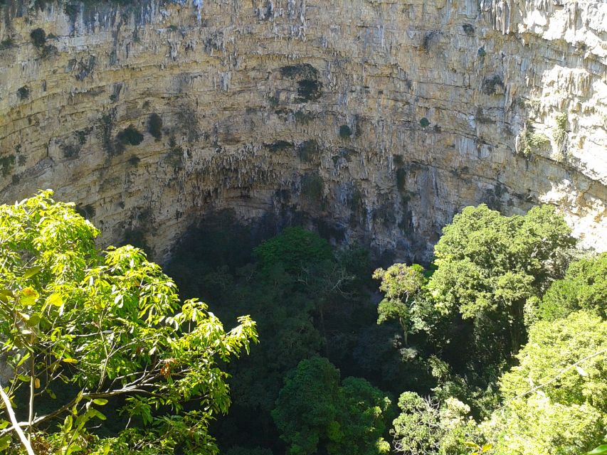 Tuxtla Gutiérrez: Sinkhole of Parrots Full-Day Rappel - Preparing for the 60-meter rappel